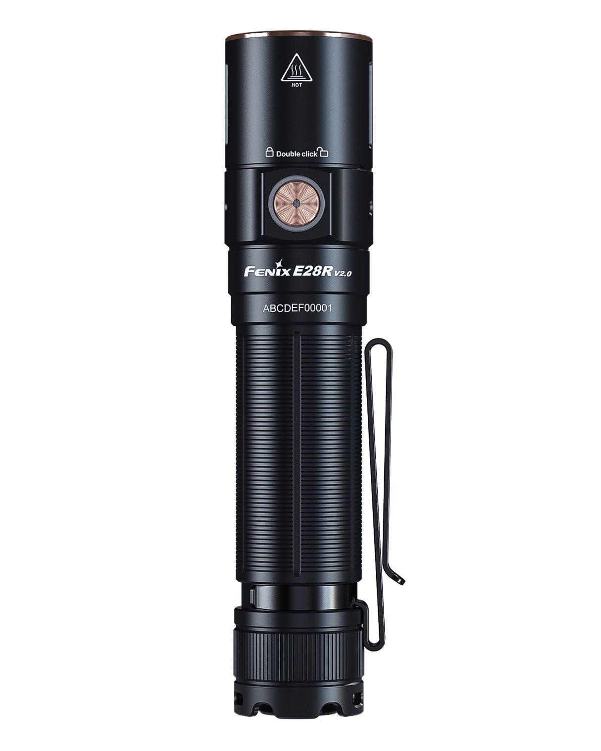 Flashlight E28R V2.0(1,700 lumens), black