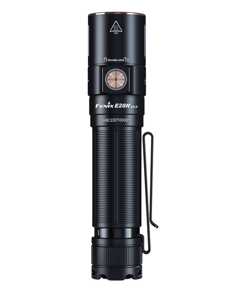 Flashlight E28R V2.0(1,700 lumens), black