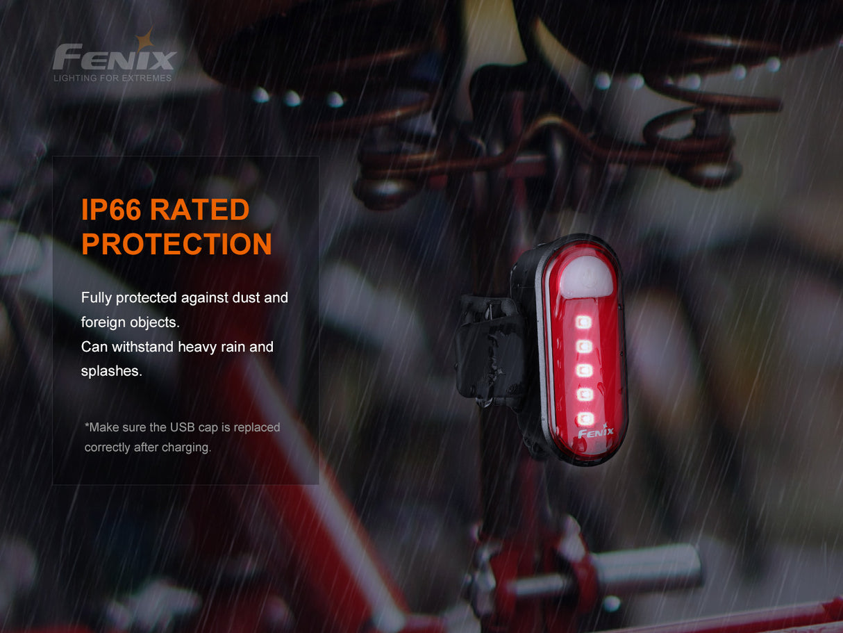 Fenix - Bike Tail Light BC05R V2.0 (15 lumens), black