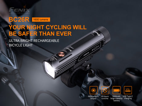 Fenix - Bike Light BC26R (1600 lumens)