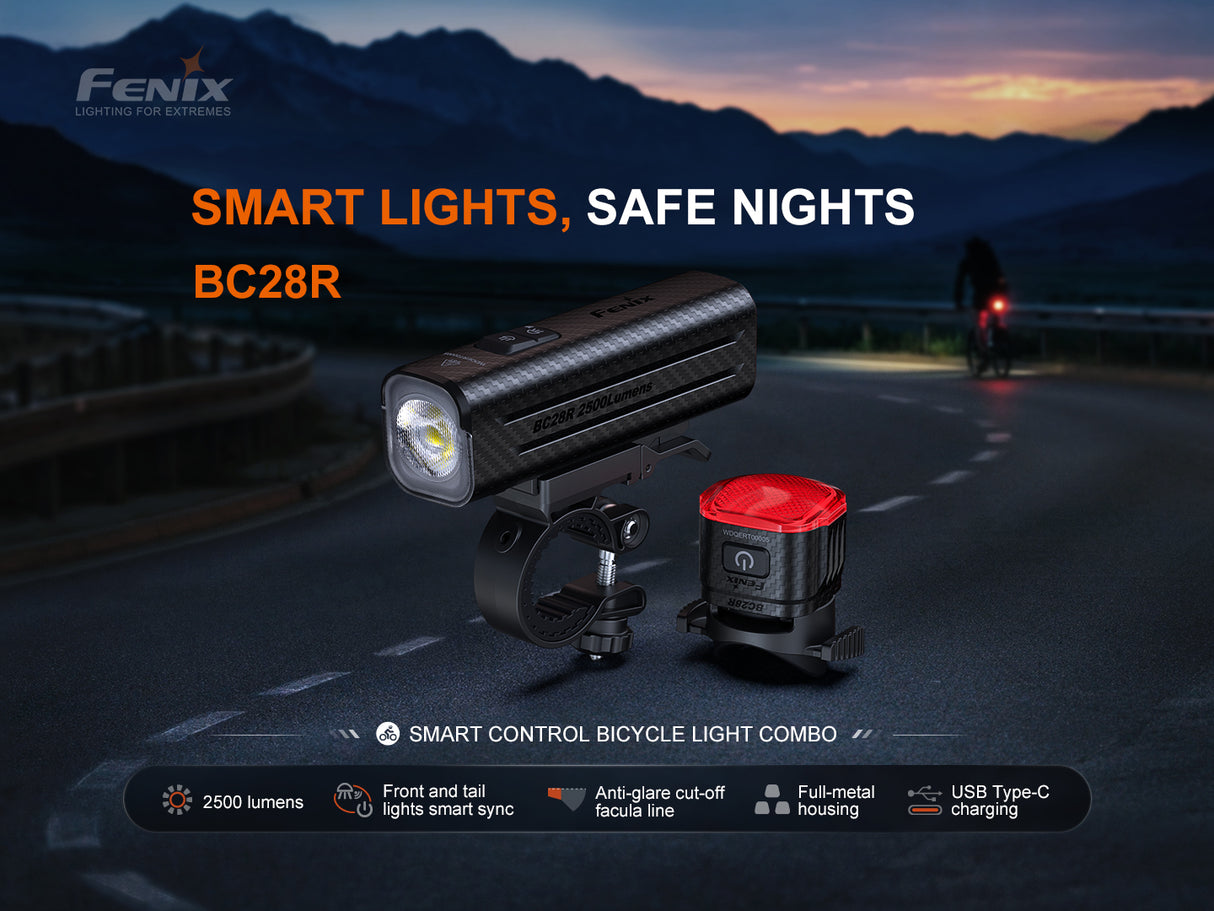 Fenix - Bike Light BC28R, black