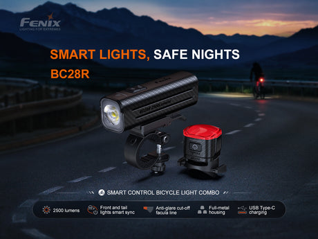 Fenix - Bike Light BC28R, black