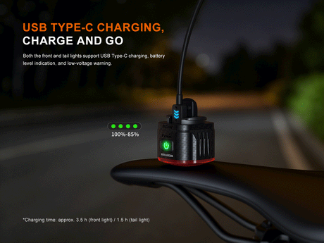 Fenix - Bike Light BC28R, black