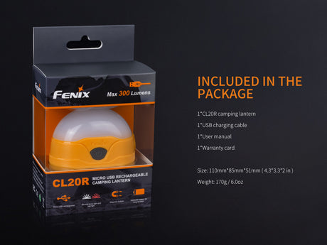 Fenix - Lantern CL20R (300 lumens)