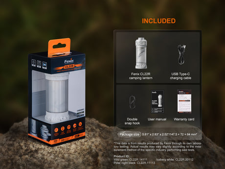Fenix - Lantern CL22R (500 lumens) Wild Green