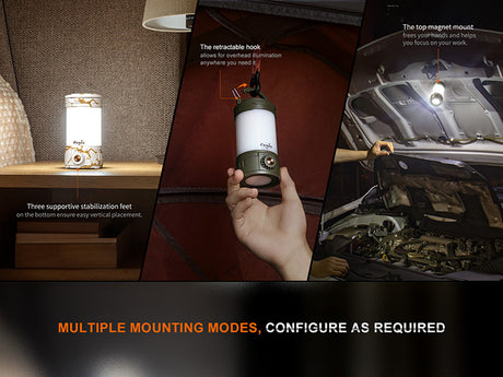 Fenix - Lantern CL26 Pro (650 lumens), olive