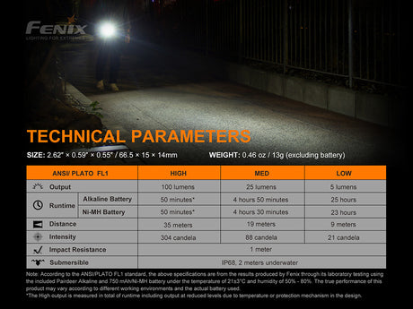 Fenix Flashlight E01 V2.0