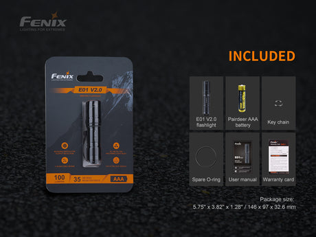 Fenix Flashlight E01 V2.0