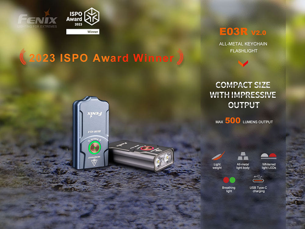 Fenix - Flashlight E03R (500 lumens)