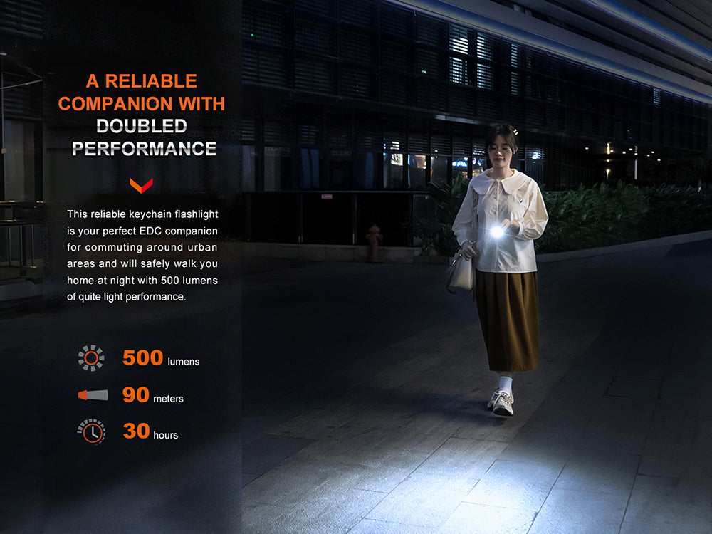 Fenix - Flashlight E03R (500 lumens)