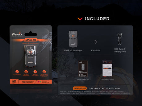 Fenix Flashlight E03R V2.0