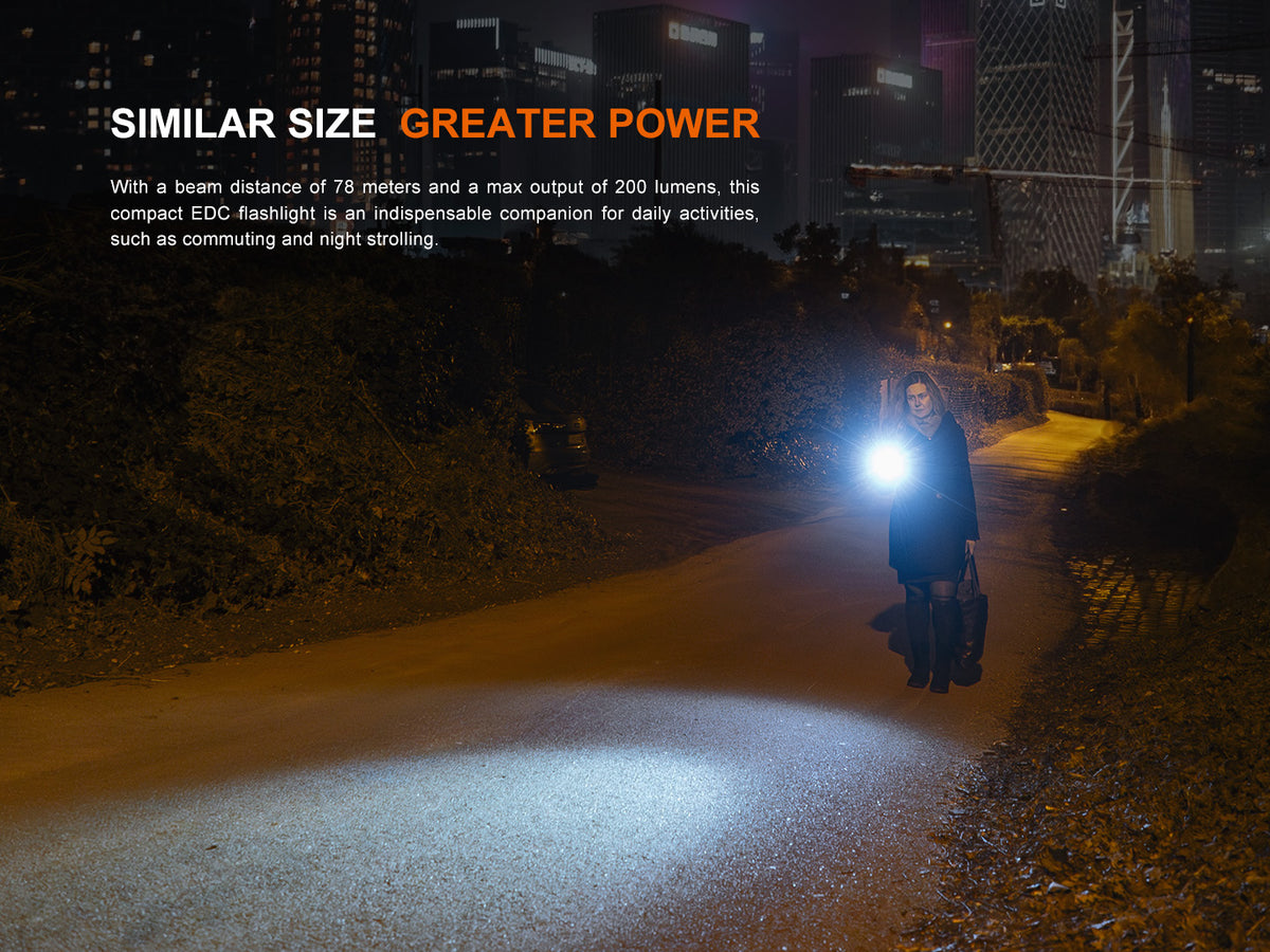Fenix - Flashlight E12 V3.0, Black