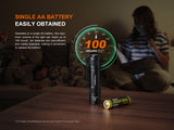Fenix - Flashlight E12 V3.0, Black