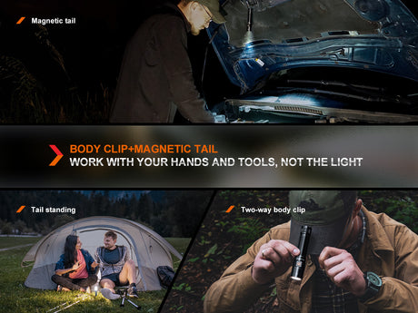 Fenix - Flashlight E28R V2.0 (1,700 lumens), black