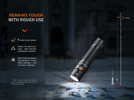 Fenix - Flashlight E35R (3,000 lumens), black