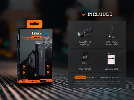 Fenix - Bike Light BC15R, Black