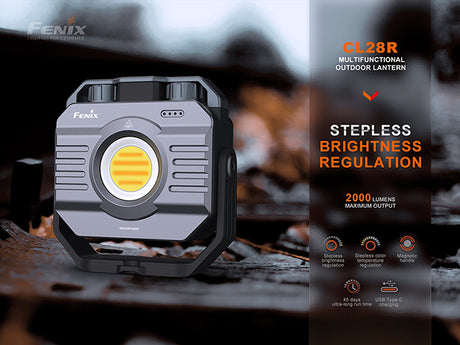 Fenix - Lantern CL28R (2000 lumens), black