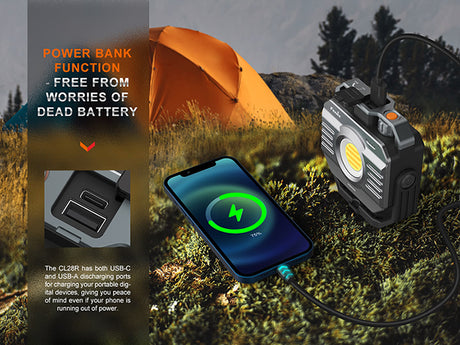 Fenix - Lantern CL28R (2000 lumens), black