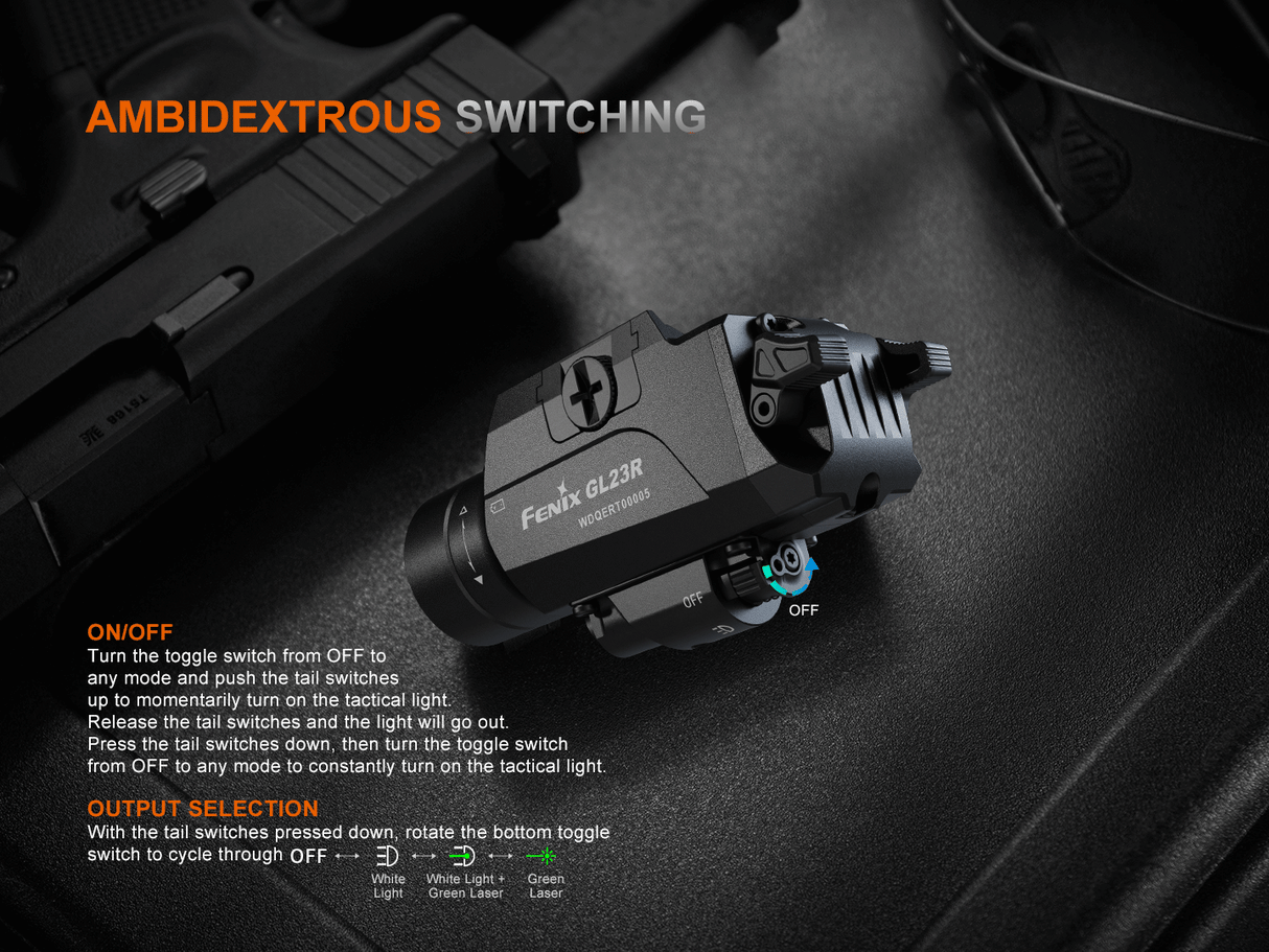 Fenix - Tactical Light GL23R, Black