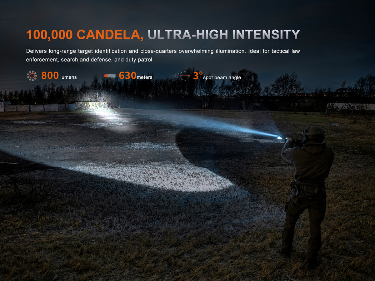 Fenix - Tactical Light GL30R, Black