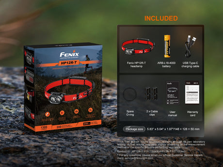 Fenix - Headlamp HP12R-T (1300 lumens)