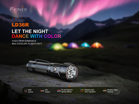 Fenix - Flashlight LD36R, Black