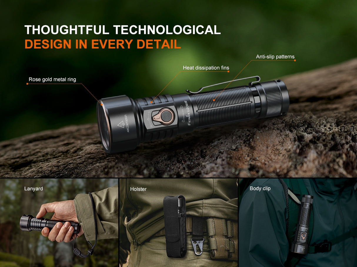 Fenix - Flashlight LD36R, Black