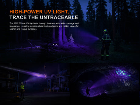 Fenix - Flashlight LR50R V2.0, Black