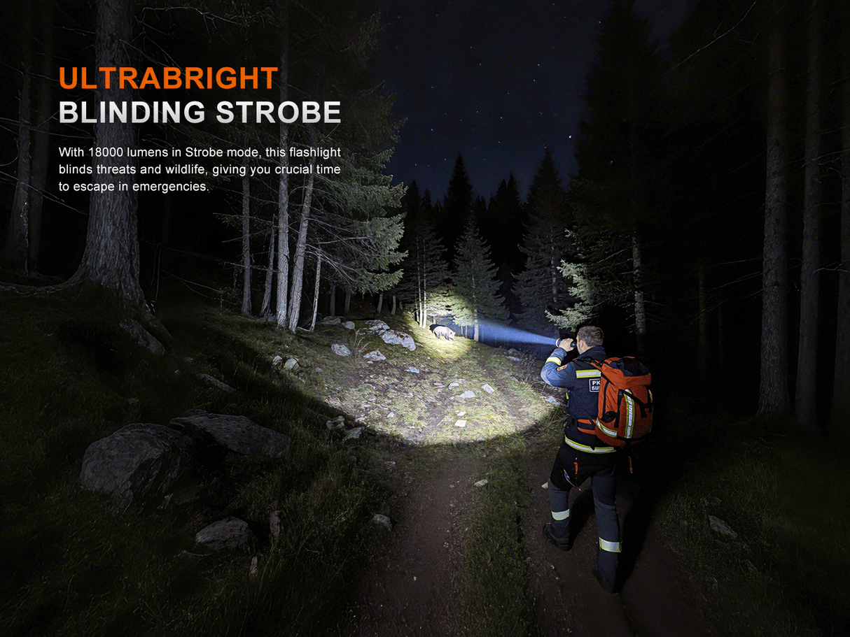 Fenix - Flashlight LR50R V2.0, Black