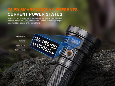 Fenix - Flashlight LR50R V2.0, Black