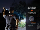Fenix - Flashlight PD36R Pro, Black