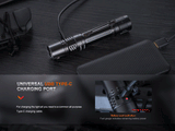 Fenix - Flashlight PD36R Pro, Black