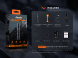 Fenix - Flashlight PD36R Pro, Black
