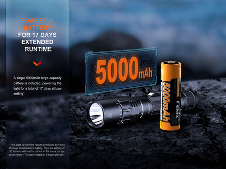 Fenix - Flashlight PD40R v3.0 (3,000 lumens) Black