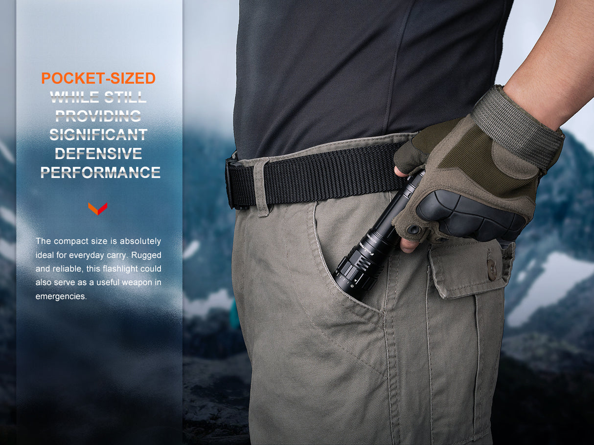 Fenix - Flashlight PD40R v3.0 (3,000 lumens) Black