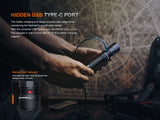 Fenix - Flashlight PD45R ACE, Black