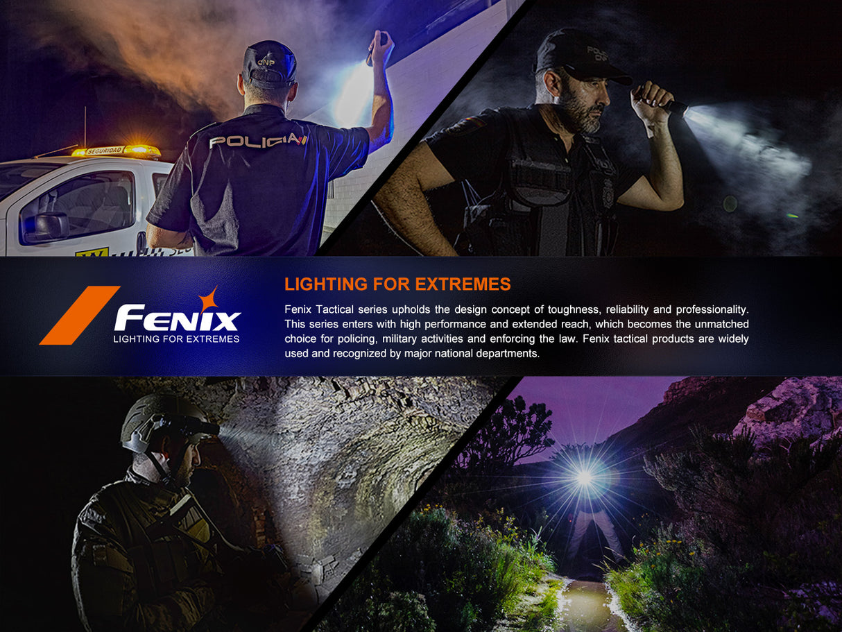 Fenix - Flashlight PD45R ACE, Black