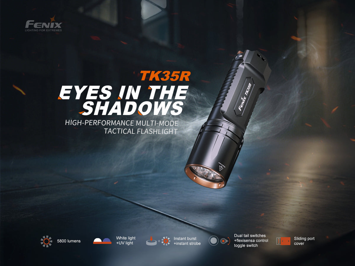 Fenix - Flashlight TK35R, Black