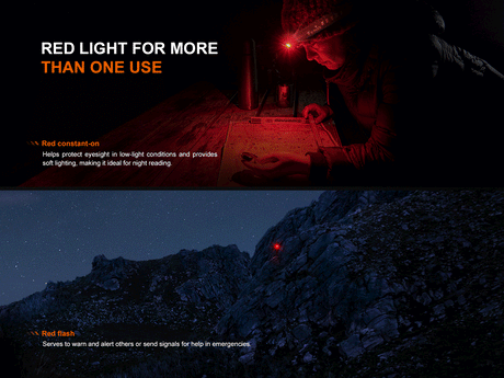 Fenix - Headlamp HL12R V2.0 (500 lumens)