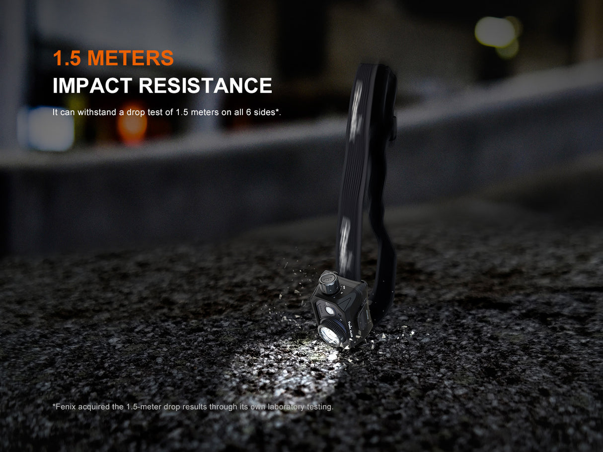 Fenix - Headlamp HL45R Black (1000) lumens)