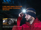 Fenix - Headlamp HM60R (1,300 lumens), black
