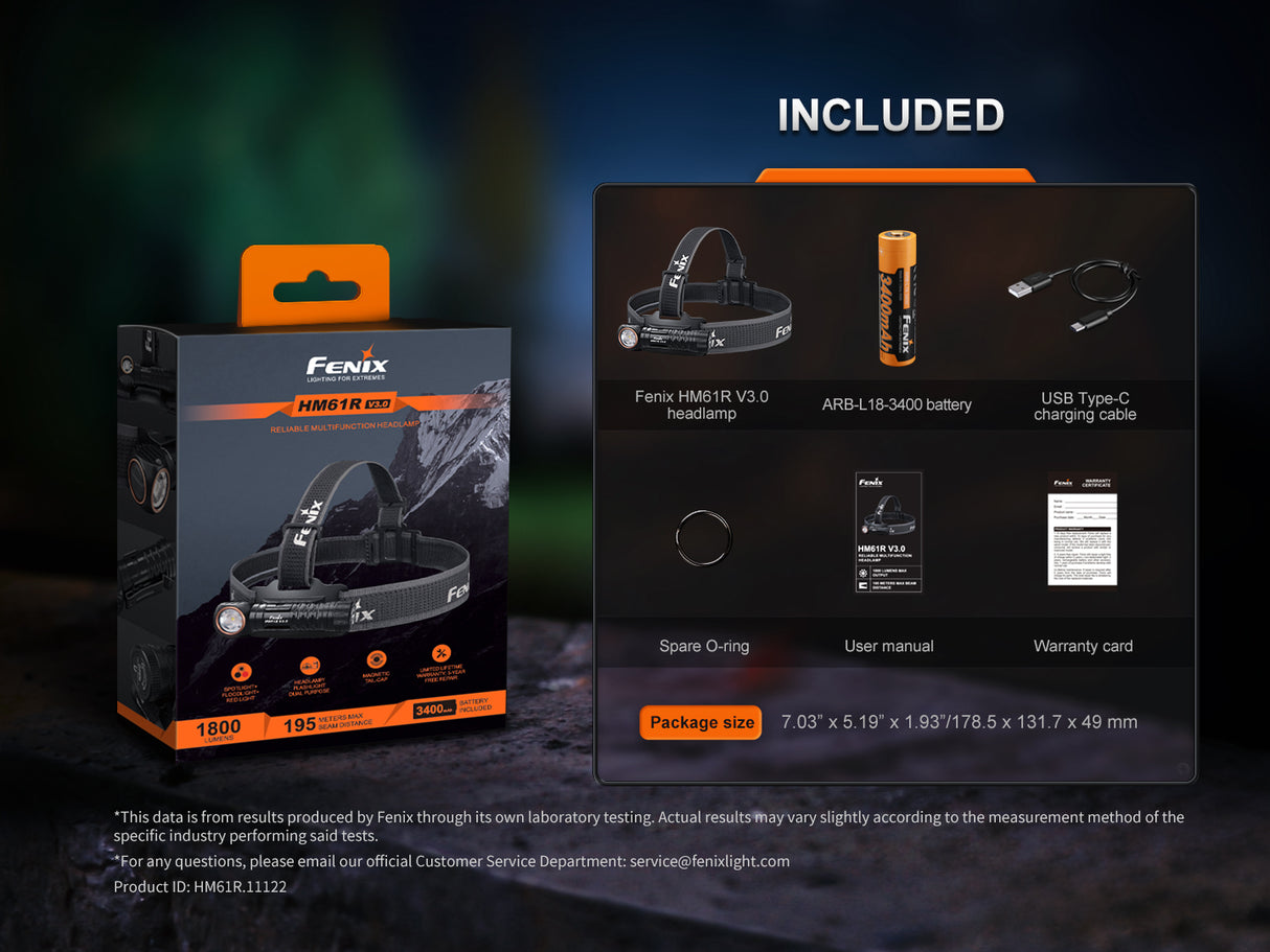 Fenix - Headlamp HM61R V3.0