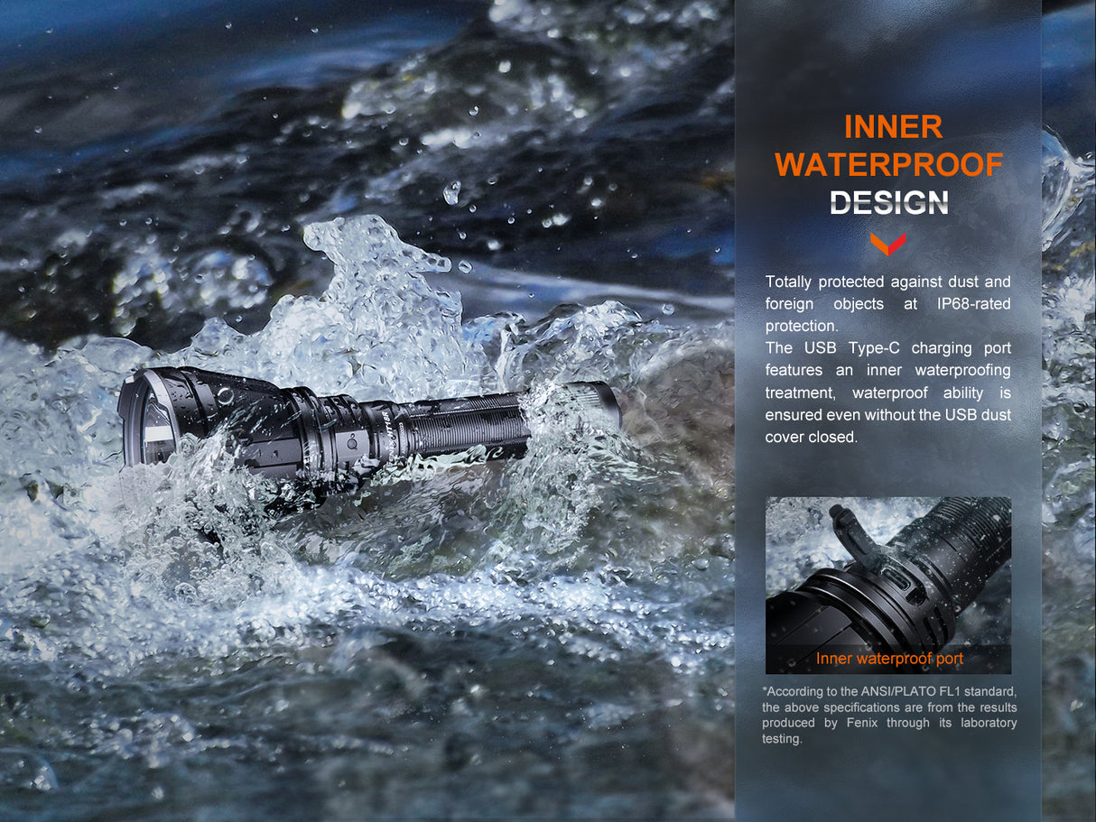 Fenix - Flashlight HT18R (2,800 lumens) Black