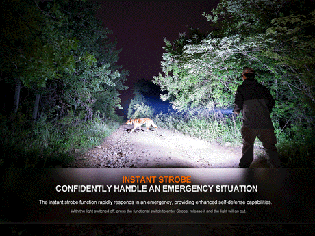 Fenix - Flashlight HT32 (2500 lumens) Black