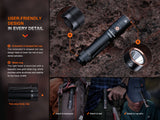 Fenix - Flashlight LD30R  (1700 lumens) Black