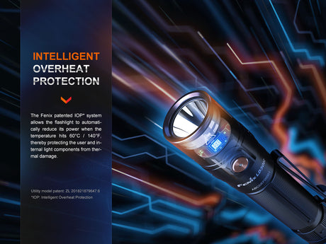 Fenix - Flashlight LD30R  (1700 lumens) Black