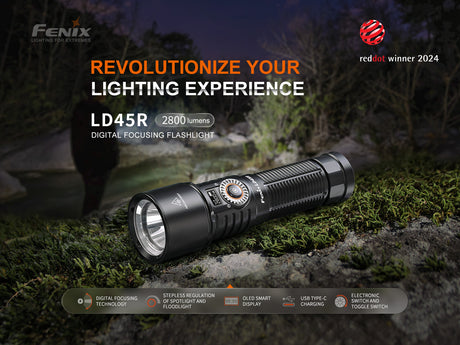 Fenix - Flashlight LD45R (2800 lumens) Black