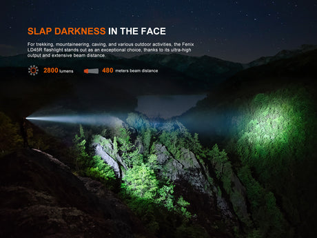 Fenix - Flashlight LD45R (2800 lumens) Black