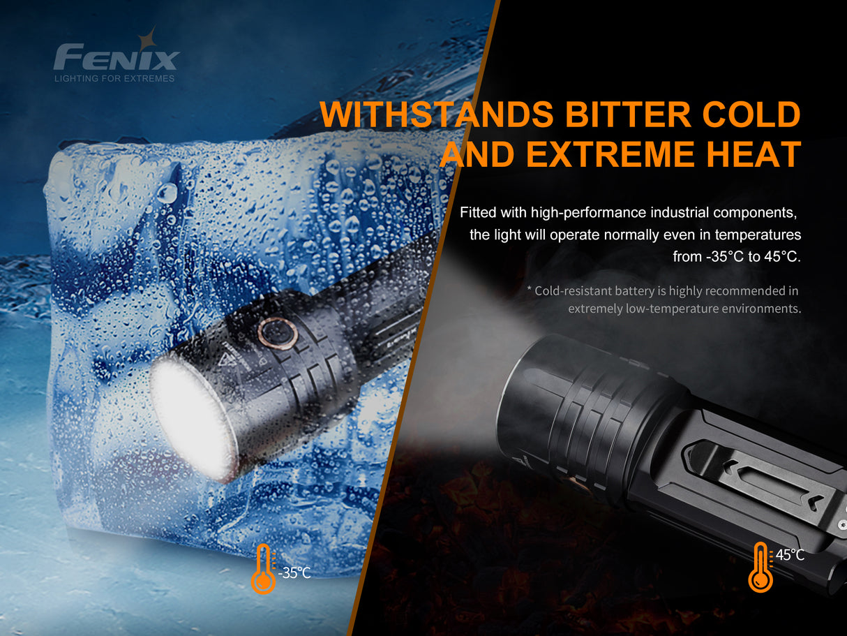 Fenix - Flashlight LR35R (10,000 lumens) Black
