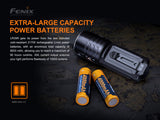 Fenix - Flashlight LR35R (10,000 lumens) Black